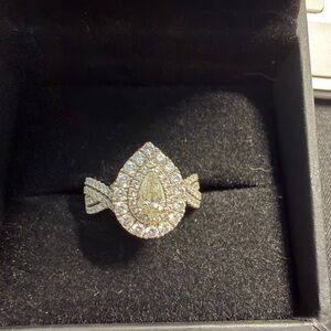 Kay Jewelers 14k white gold engagement ring